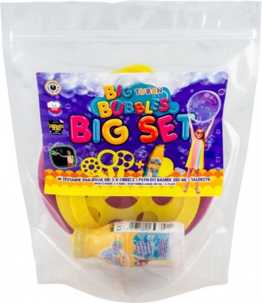 Set für Riesenseifenblasen mit 3 Ringen TUBAN