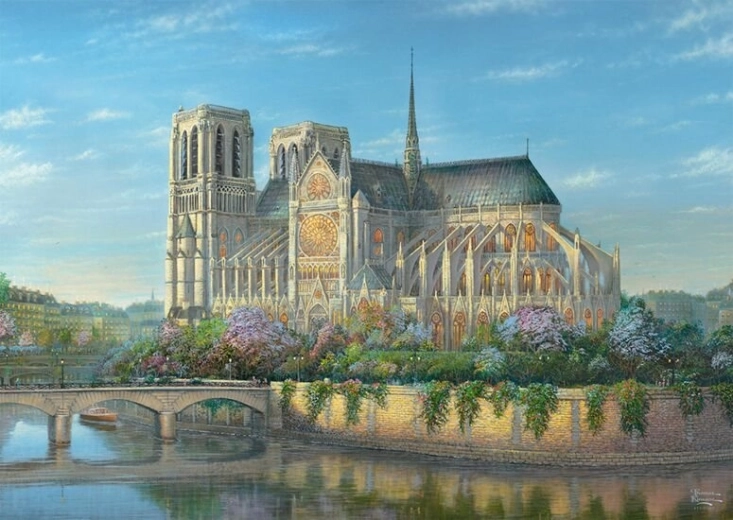Puzzle Notre-Dame 1000 Teile