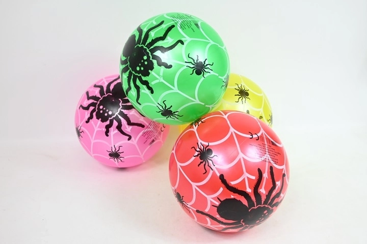 Perlmutt-Gummiball Spinnennetz 23 cm