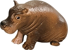 BALULU Nilpferd-Baby-Figur