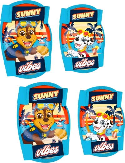 Set Kinder-Knie- und Ellbogenschützer Paw Patrol (Chase und Marshall)
