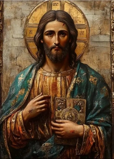 Norimpex Malen nach Zahlen – Ikone Jesu in der orthodoxen Kirche 40 × 50 cm