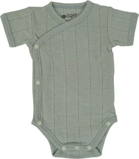Lodger Baby-Body mit kurzem Ärmel Tribe Silt Green 56