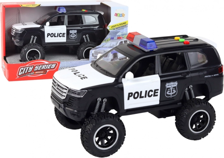 Mobiles Polizeigeländefahrzeug Raptor - Schwarz