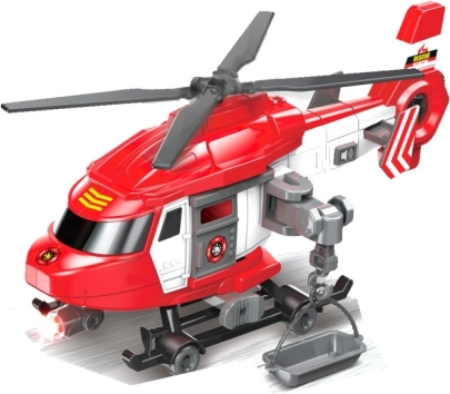 Feuerwehrhubschrauber mit realistischen Effekten