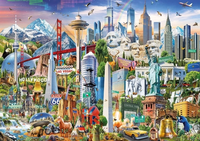 Educa Puzzle Wunder Nordamerikas 1500 Teile
