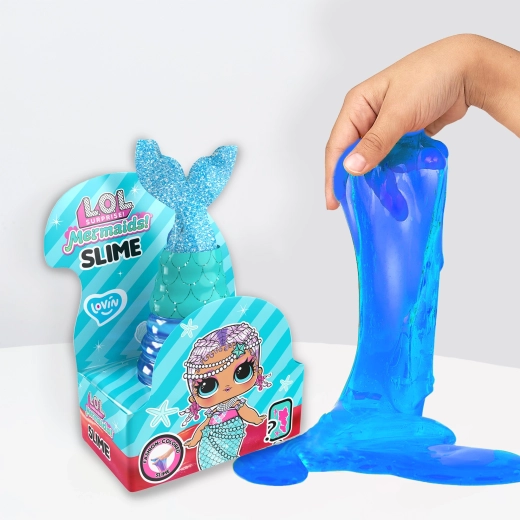 L.O.L. Surprise! Glitzerschleim Meerjungfrau blau 250 ml