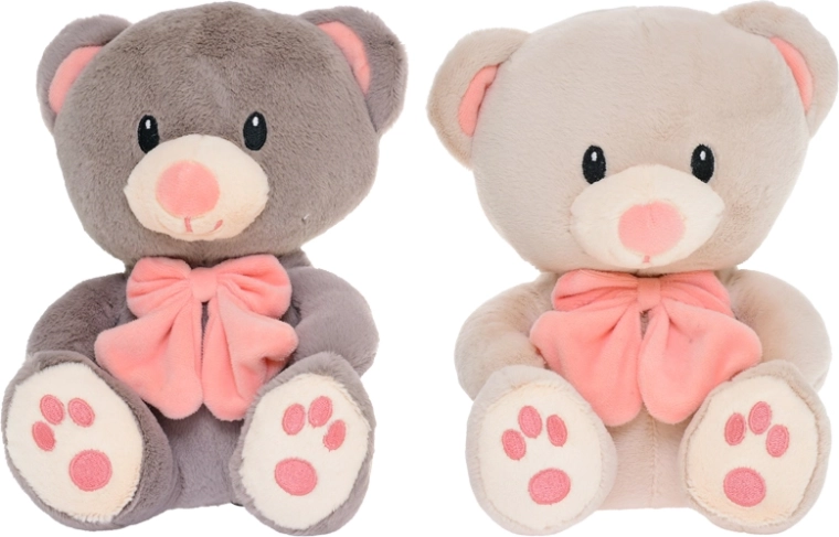 Plüsch-Teddybär 28 cm mit Schleife