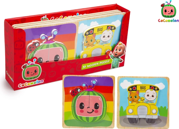 Cocomelon Puzzle 3D aus Holz