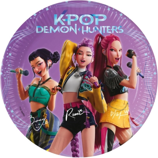Papierteller Demon hunters 20 cm (8 Stk.)