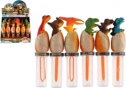 Seifenblasen-Dinosaurier im Ei