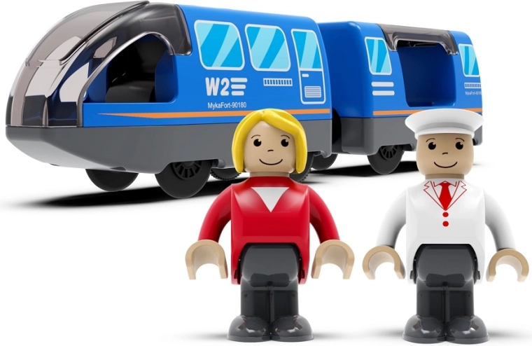 2Kids Toys elektrischer Stadtzug, blau