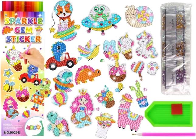 Sticker zum Basteln mit Diamantmosaik