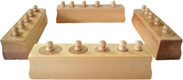 Montessori-Zylinder mit Griffen – verkleinerte Version - 1 Stück