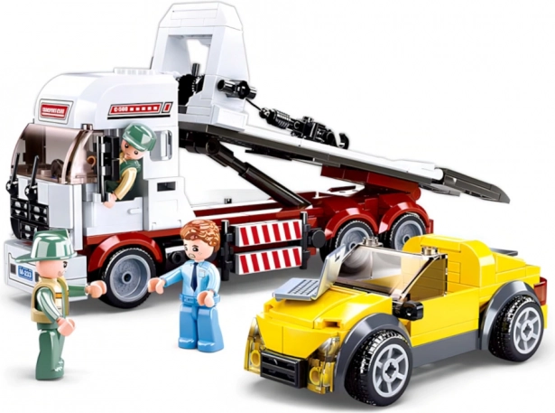 Sluban Town Abschleppwagen mit kippbarem Container