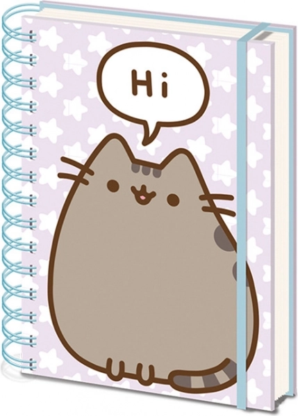 Liniertes A5-Notizbuch mit Pusheen-Motiv