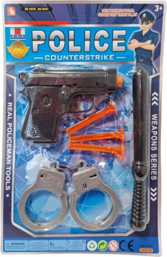 Polizei-Set mit Gummipfeilen