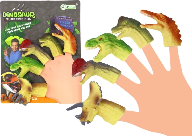 Gummisaurier für die Finger - Sensorische Handpuppen