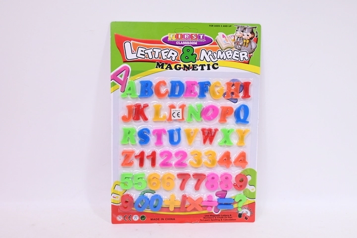 Magnetische Buchstaben und Zahlen - 1 Stück