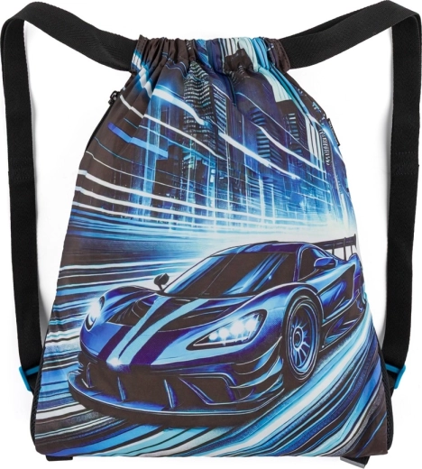 Bagmaster Schulbeutel für Hausschuhe und Sport lumi 26 c – Auto