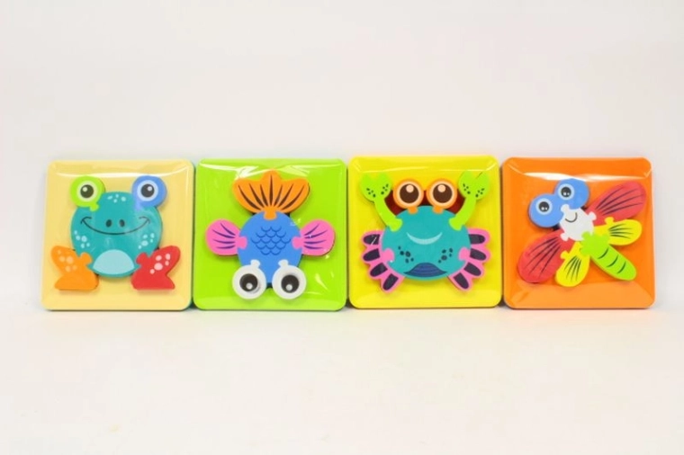 Schaumstoff-Puzzle – Displayverpackung 12 Stk.