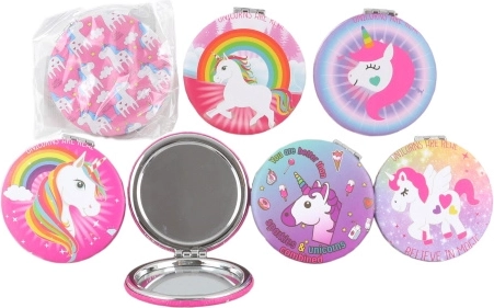 Taschenspiegel Einhorn 7 × 7 cm