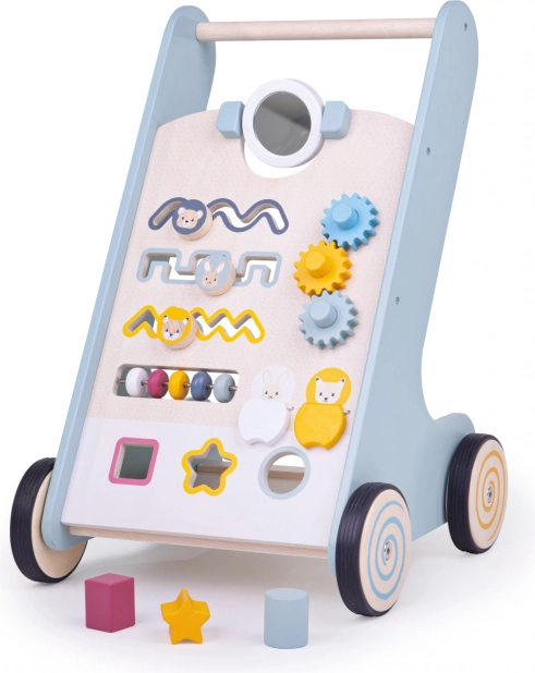 Holzaktiver Gehwagen Bigjigs Baby Waldbewohner