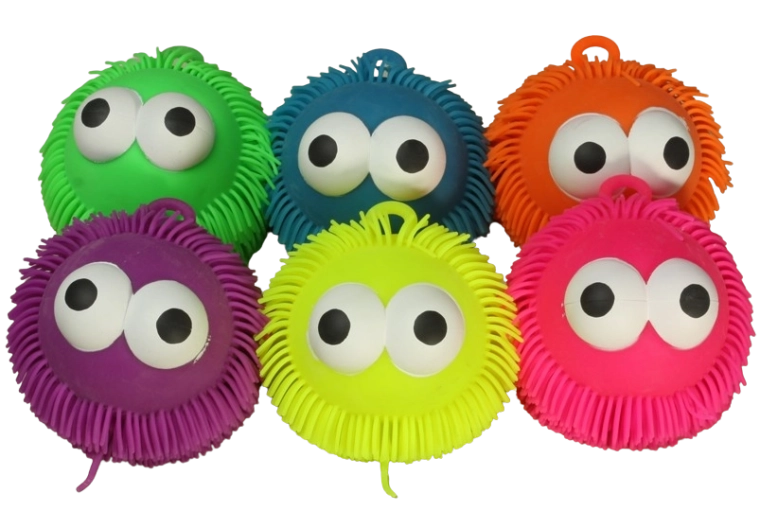 Antistress-Knautsch-Igel mit Lichteffekt 15 cm – mehrere Farben