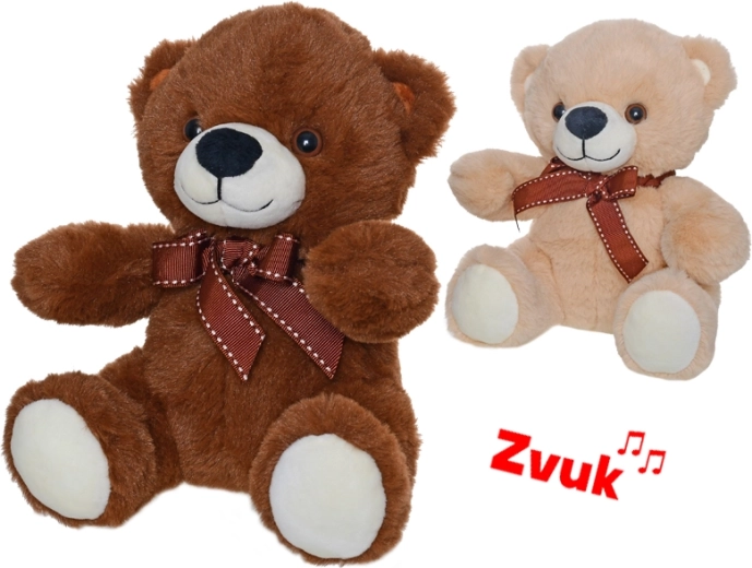 Plüsch-Teddybär mit Geräuschen 20 cm