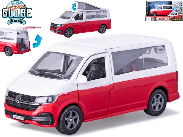 Metall-Van VOLKSWAGEN mit Rückziehfunktion 13,5 cm – Kids Globe Traffic