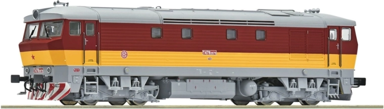 Roco Diesellokomotive ČSD T 478 2079 „Bardotka“ H0, digital mit Sound