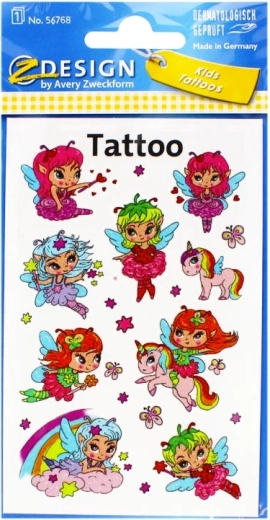 Feen- und Einhorn-Tattoos