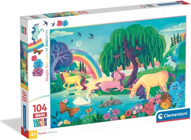Maxi-Puzzle 104 Teile Noli Einhörner Clementoni