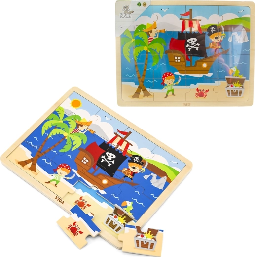 Holz-3D-Puzzle Piraten BABU