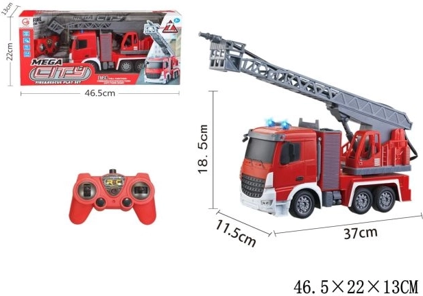 Feuerwehrauto mit Fernbedienung und Ladegerät