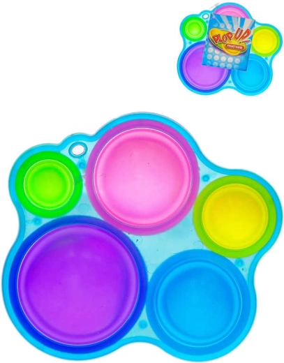 Pop It Antistress-Silikonspielzeug mit 5 Maxi-Blasen