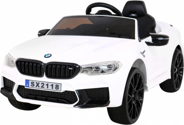 Elektrisches Kinderauto BMW M5 Drift, weiß