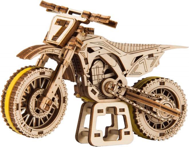 Holz-3D-Puzzle Motorrad MotoCross WOODEN CITY (88 Teile)