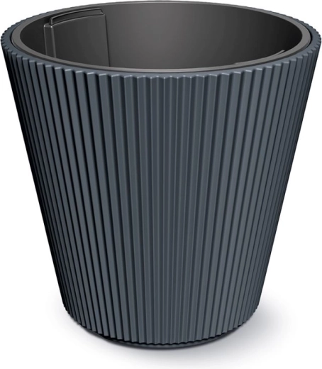Blumentopf mit Einsatz Milly 46,7 cm anthrazit