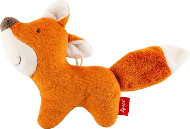 Sigikid Plüsch-Rasselspielzeug Fuchs für Babys