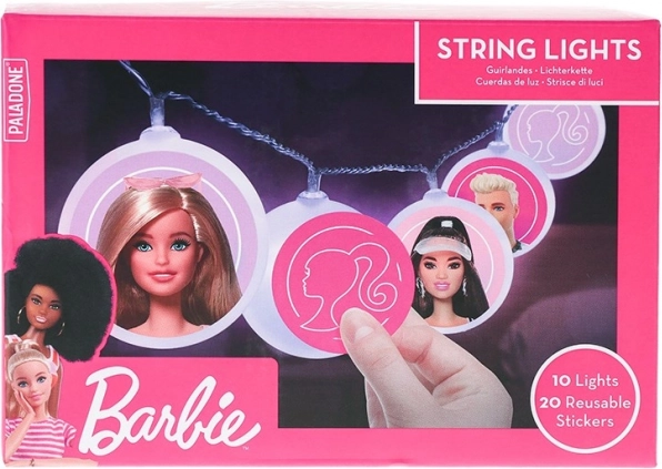 BARBIE Lichterkette mit Aufklebern