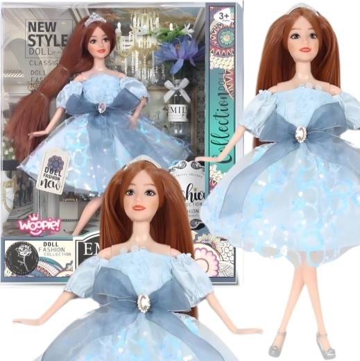 Woopie Royal Puppe Emi im blauen Tüllkleid