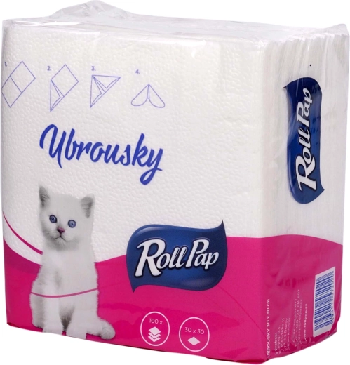 Papierservietten 30 × 30 cm, einlagig, 100 Stk.