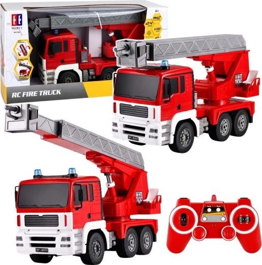 RC-Feuerwehrauto 1:20 mit drehbarem, ausfahrbarem Arm 660°