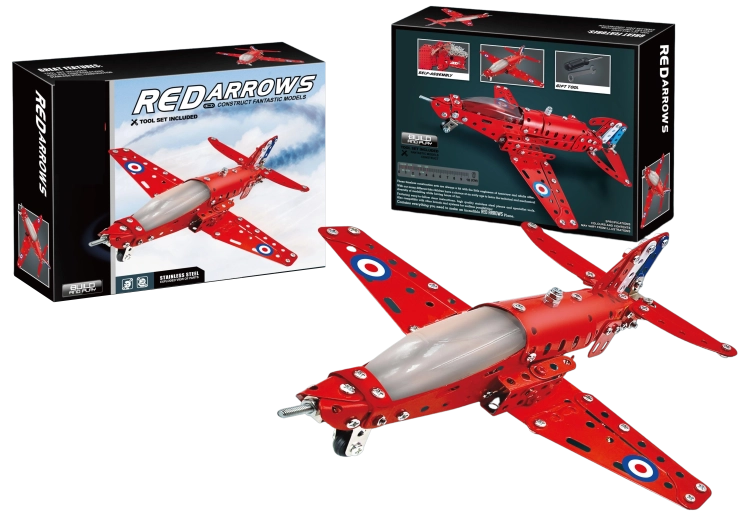 Metall-Baukasten Flugzeug 201 Teile SPARKYS