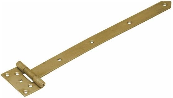 Torband für Gartentor 400 × 45 × 90 × 35 × 3 mm, gelb verzinkt