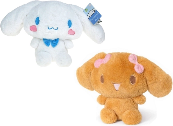 Hello Kitty Plüschtier Fluffy Cinnamoroll & Mocca 30 cm