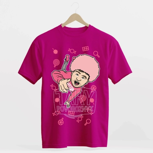 Tary Povoroznyk T-Shirt Zuckerwatte-Rosa 104–110