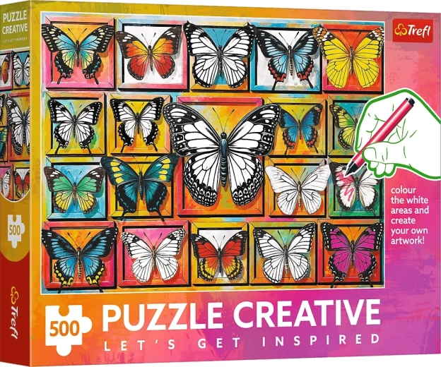 Trefl Puzzle Creative Schmetterlingssammlung 500 Teile