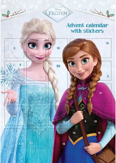 Adventskalender mit Stickern Die Eiskönigin